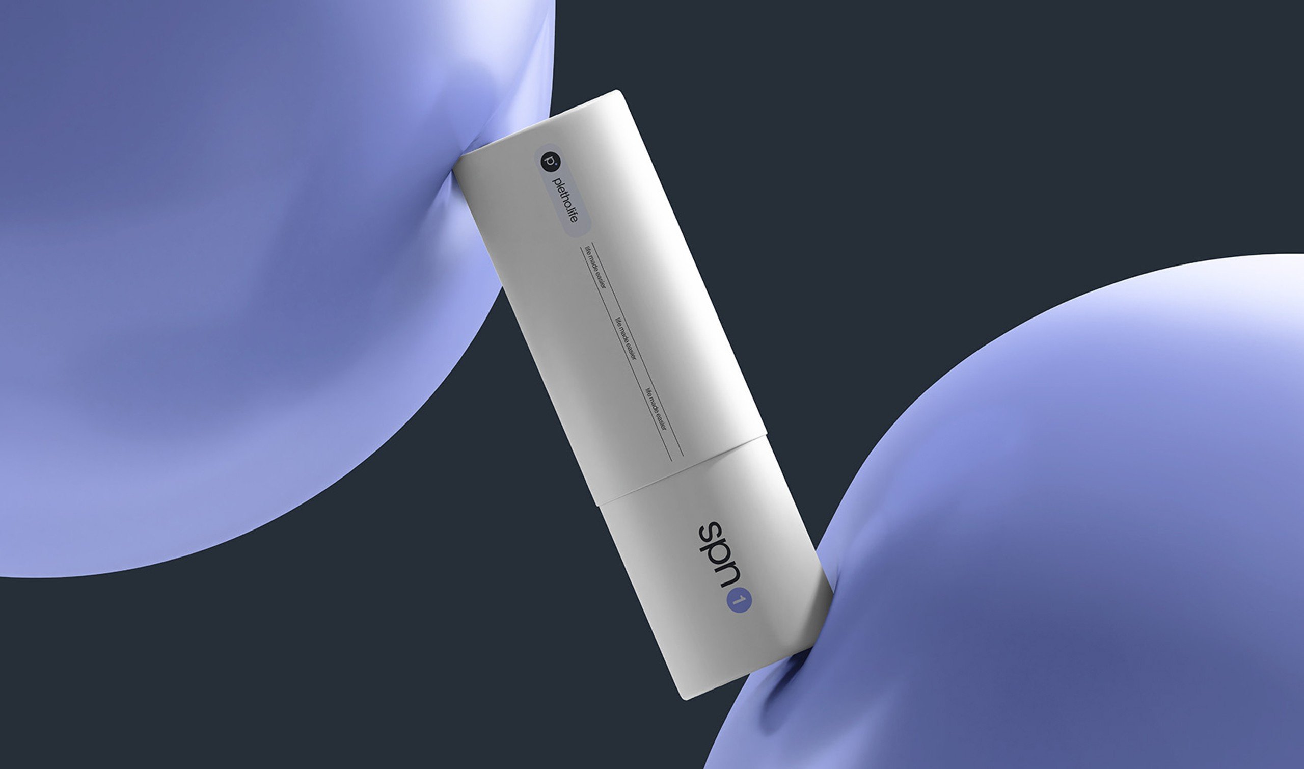 Pletho creative direction — abstract brand visual health tech product marketing