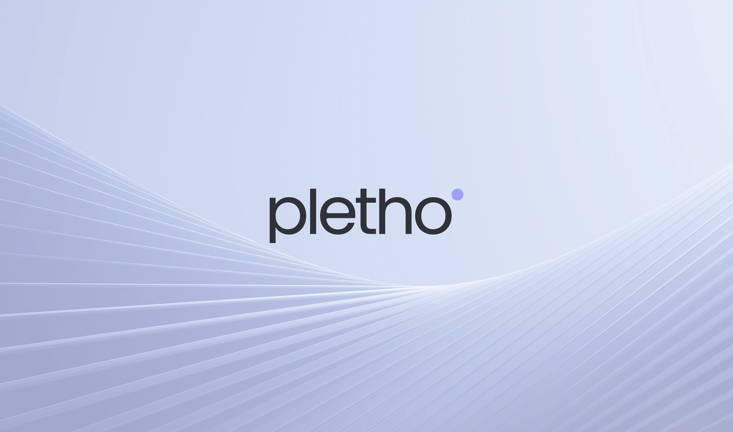 Pletho brand identity — minimalist logo design health tech startup visual identity