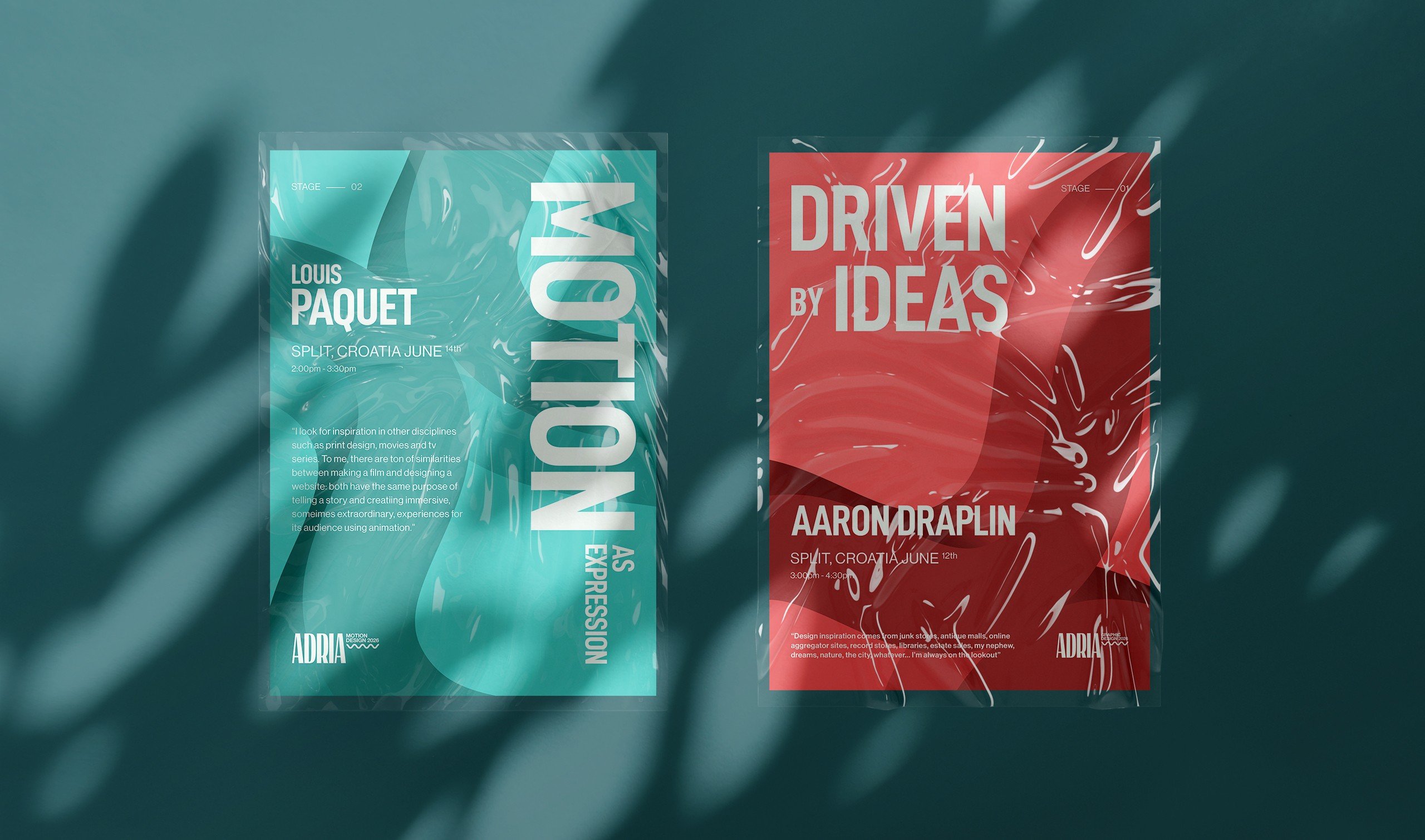 Adria Design Biennale brand identity — event poster design Split Croatia 2026